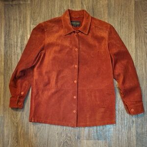 Vintage Golden Bear San Francisco Red Leather Jacket.